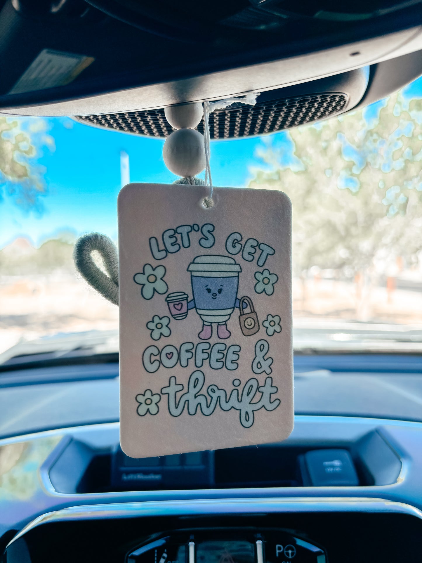 Coffee & Thrift Vanilla Scented Air Freshener