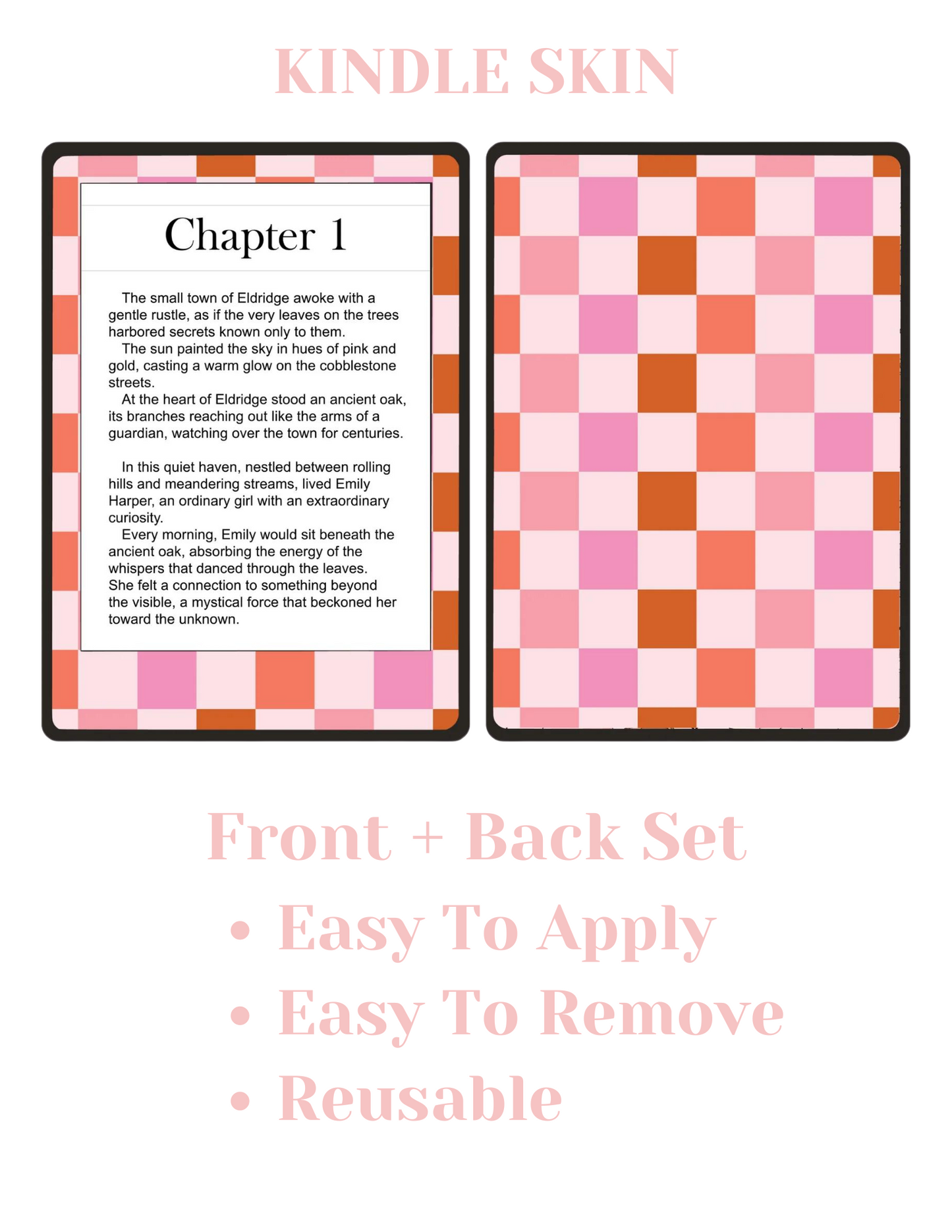 Checkered Kindle Paperwhite 6.8" Skin