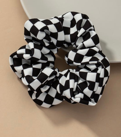 Checkered Scrunchies